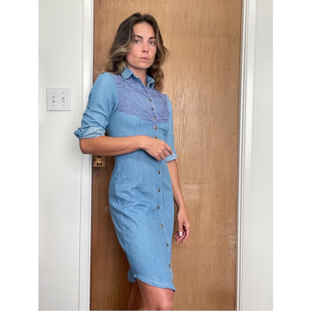 Upcycled 80’s Prairie Dress
